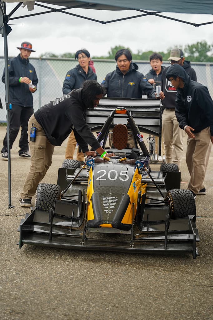 SJSU Spartan Racing at competition